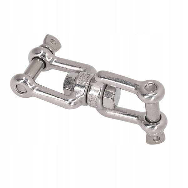 8 mm svingbar sjakkel - sjakkel i rustfritt stål 304