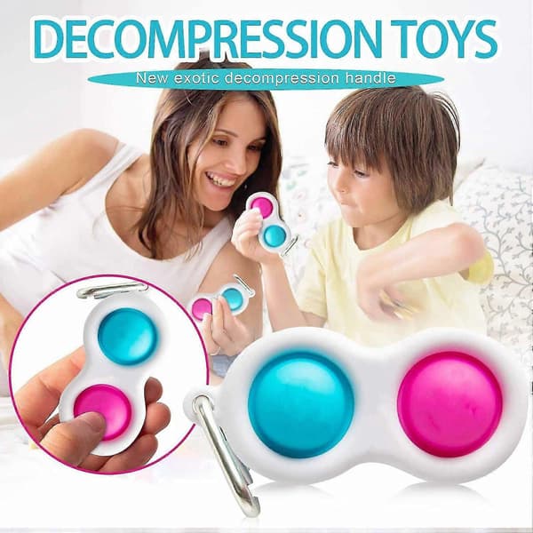 Fidget Simple Dimple Lelu Dekompressio Lelu Mini Dekompressio Opetuslelu Lapsille