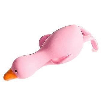 Squeeze Toy Soft Vinyl Recovery Stress Relief Squeeze Pull Decompression Toy Pink Goose