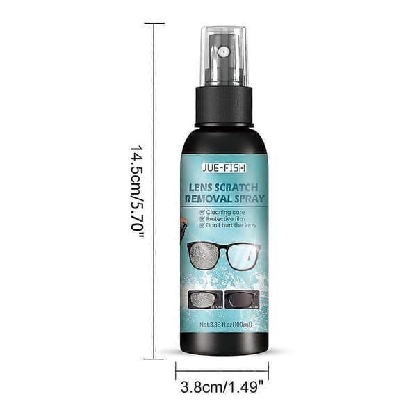 1 st linsreparationsspray, 100 ml glasögon vindrute reparationsglas E2E2 100ml blue