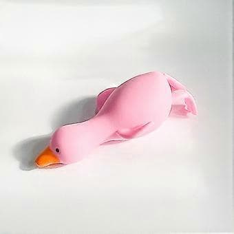Squeeze Toy Soft Vinyl Recovery Stress Relief Squeeze Pull Decompression Toy Pink Goose
