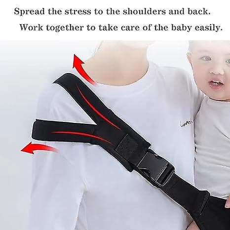 Bæresele til spædbørn og småbørn, bærbar bæresele, bærestrop, skulderrem, arbejdsbesparende polyester, semi-indkapslet