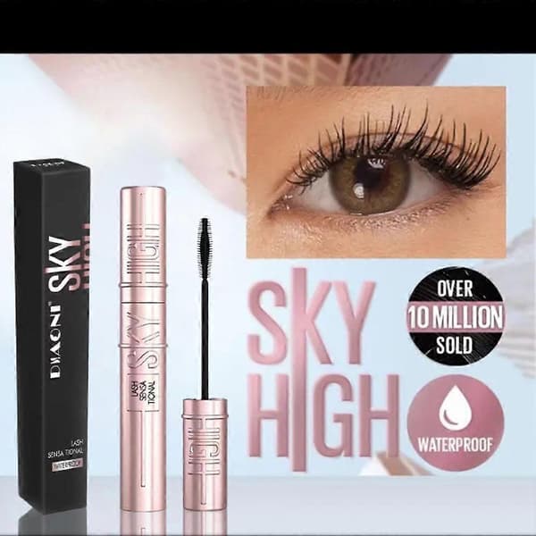 Diaoni Volumizing Mascara 9ml Vandfast Forlængende Silikonebørste
