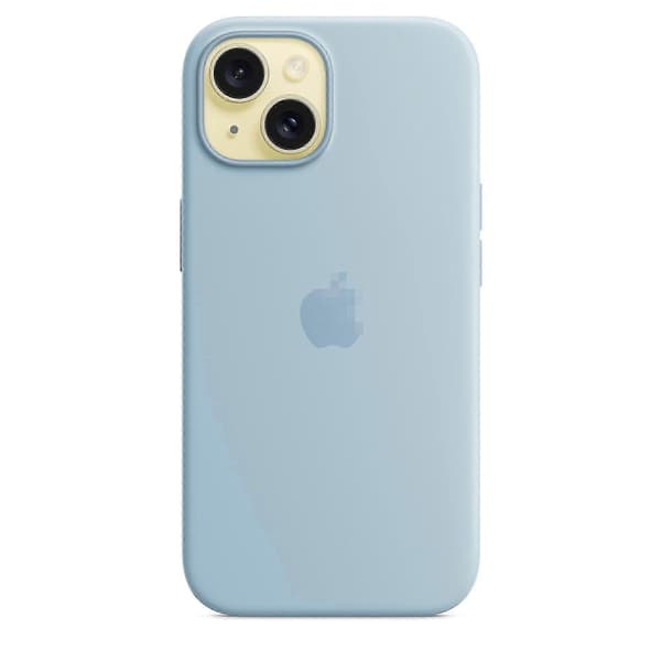Iphone 15 Kompatibelt Silikonecover med Magsafe og Soft-touch 6.1