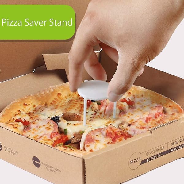 Pizzastöd i plast, pizzapaketering, triangulärt stödfäste, 100 stycken 200PCS