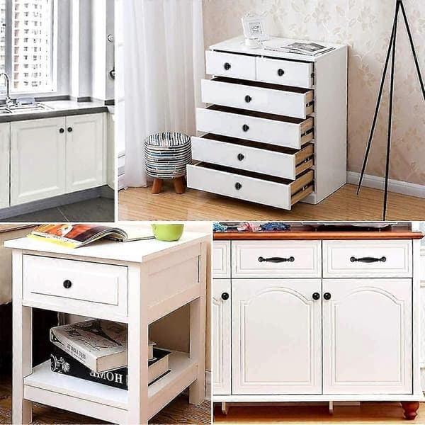 25 Pieces Cabinet Knobs Pulls for Bathroom, Cupboard, Dresser Doors, Furniture (30mm)