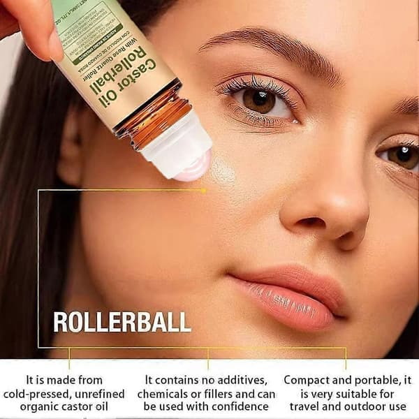 Luomu risiiniöljy roll-on eteerinen öljy
