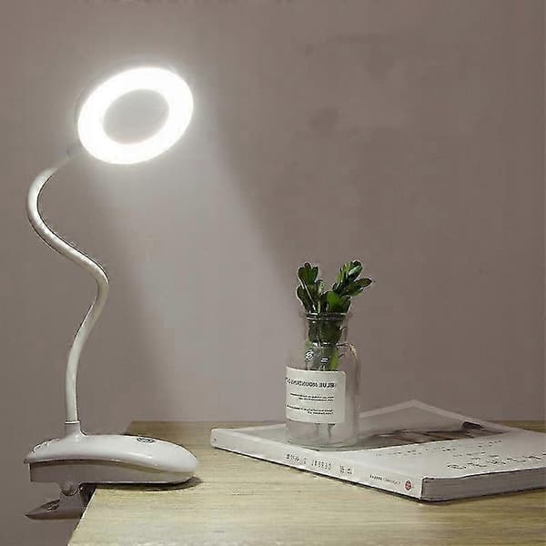 Bordlampe Øyebeskyttelse Led Sammenleggbar Boklys Studentlys Charging warm Light