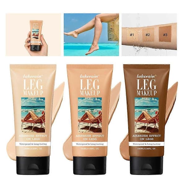 Lakerain Body Concealer - Vanntett, Full Dekning, Tatoveringsarr, Langvarig Medium color