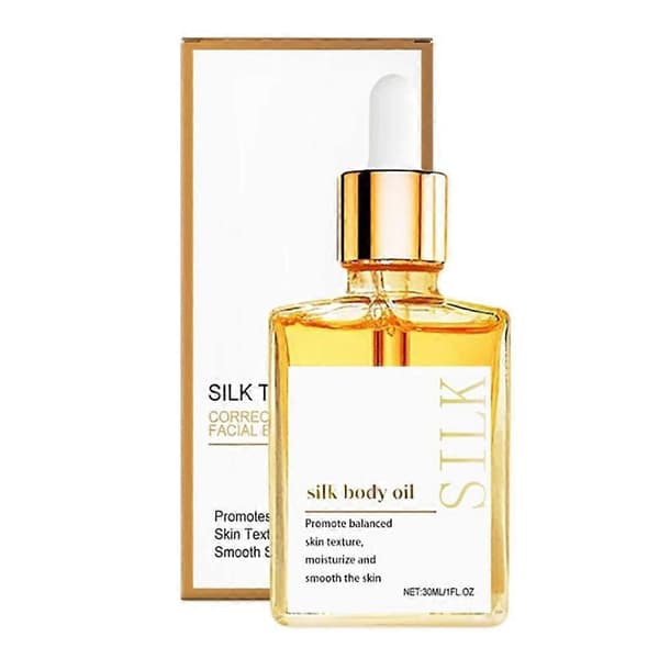 Silke Kroppsolje, Bade- og Dusjolje Glatt Hydrert Hud - 30ml / 1 fl.oz