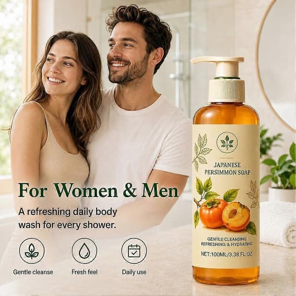 Kaki Deodoriserande Duschkräm - 100 ml / 3,38 fl.oz