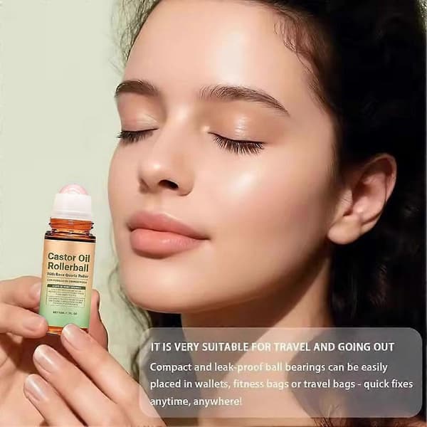 Luomu risiiniöljy roll-on eteerinen öljy