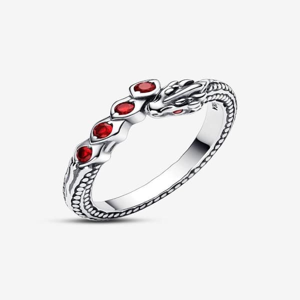Pandora - Game of Thrones Drakglittrande Ring - Sterlingsilver Circumference: 56mm