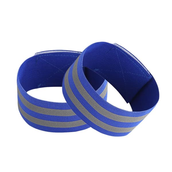 2-pack reflekterande säkerhetsarmband, armbindel, ankelband, hög synlighet och säkerhet för utomhusaktiviteter