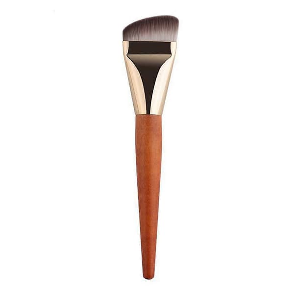 Flat Foundation Brush, Non Marking Liquid Foundation Makeup Brush Flat Head T5V9 Diagonal Head 1pcs