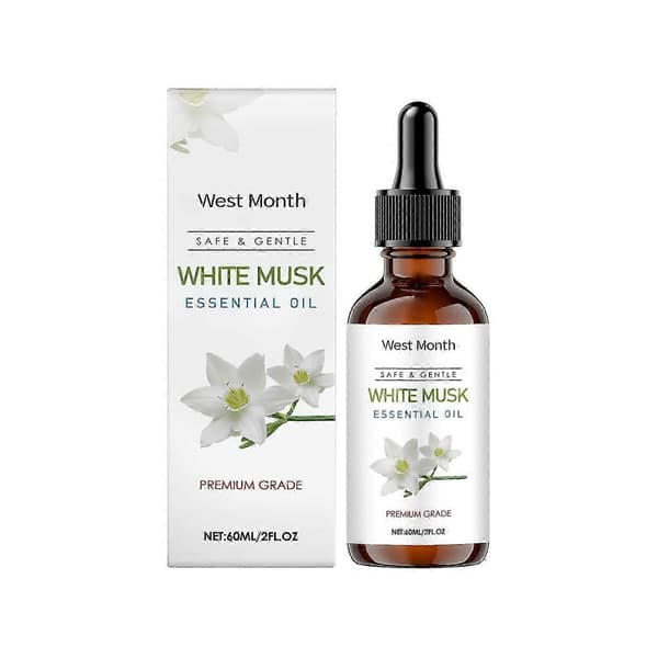 Vit mysk eterisk olja - Återfuktande, aromaterapi & diffusoranvändning 60ml 3