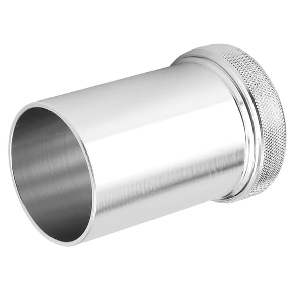2 tommer svejsbart tankdæksel i aluminiumslegering, brændstoftankdele, bilmodifikation, sølv