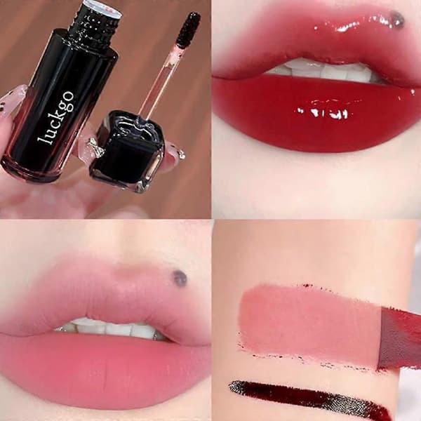 Chokoladebrun Peel Off Læbefarve Vandfast Makeup Orange Væske L1T1 cherry red 1pcs