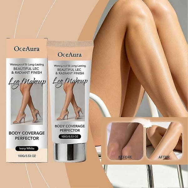 OceAura Benmakeupkräm - Kroppstäckande Långvarig Döljer Imperfektioner natural color