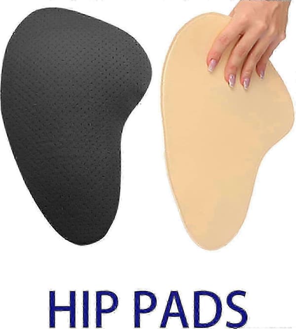 Rumpe- og hofteforbedrende shapewear med hofteputer for kvinner Black Medium