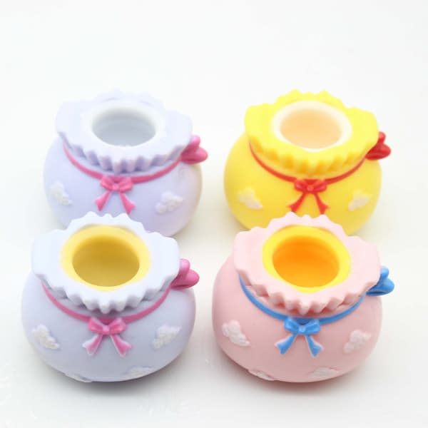 Creative Decompression Cute Cheese Mouse Cup for Pressure Relief, Squeeze, Pinch, Squirrel Cup, Decompression Toy cheese mouse