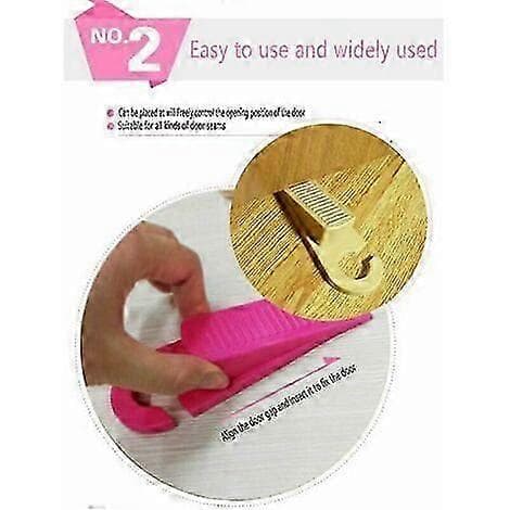 Dörrstopp, 4 delar silikon dörrstopp dörrstopp dörrskydd QHHJV
