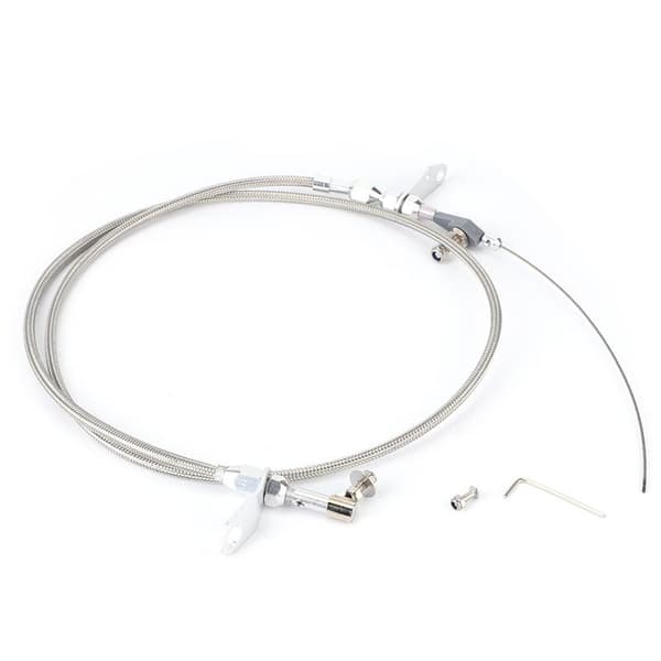 Stainless Steel Braided Transmission Kickdown Cable Kit for Chrysler 904