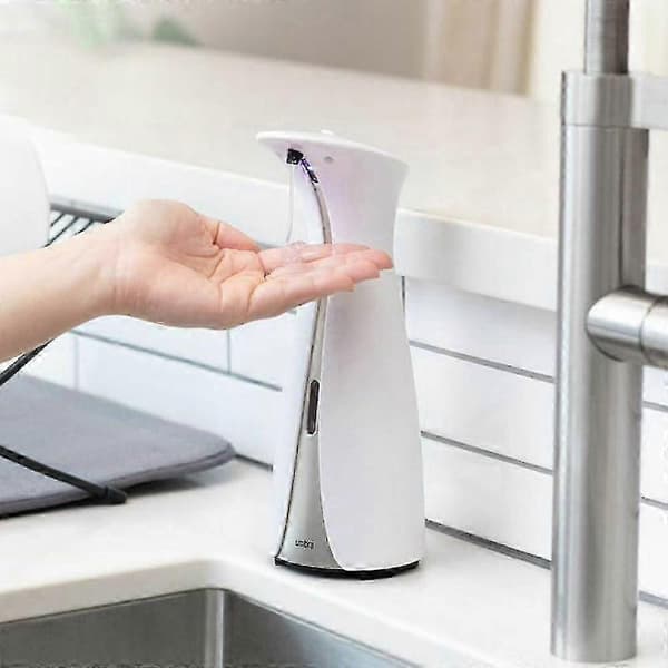 sæbedispenser håndfri automatisk til køkken og badeværelse