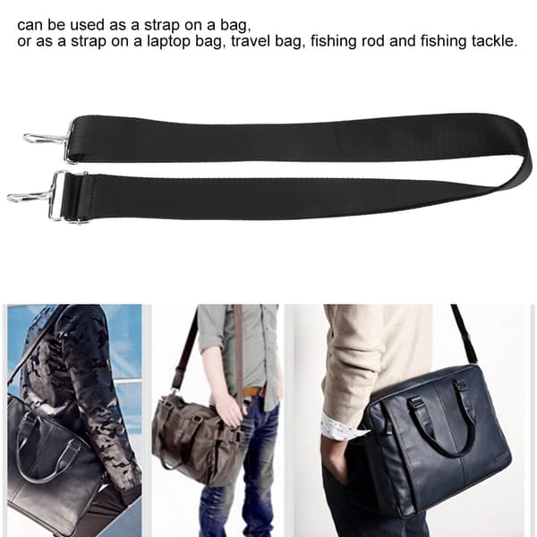 Elastic Adjustable Nylon Shoulder Strap, Replacement for Backpack, Briefcase, Laptop Bag, Single Strap, Accessories