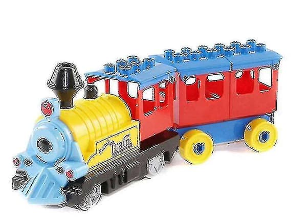 Battery-powered Duplo Block Train Building Blocks Educational Toy