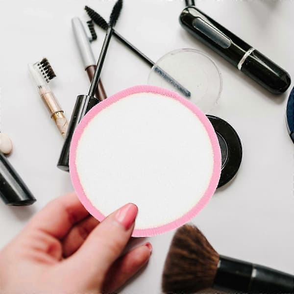 Bambusfiber Makeupfjernerpuder til hjemmebrug Makeupfjernerpuder 15 stk!xx2