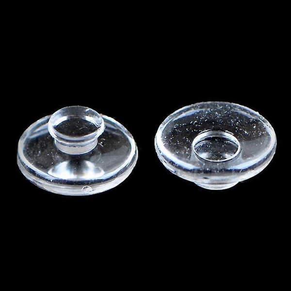 10 par halkfria näskuddar i silikon för glasögon Onesize