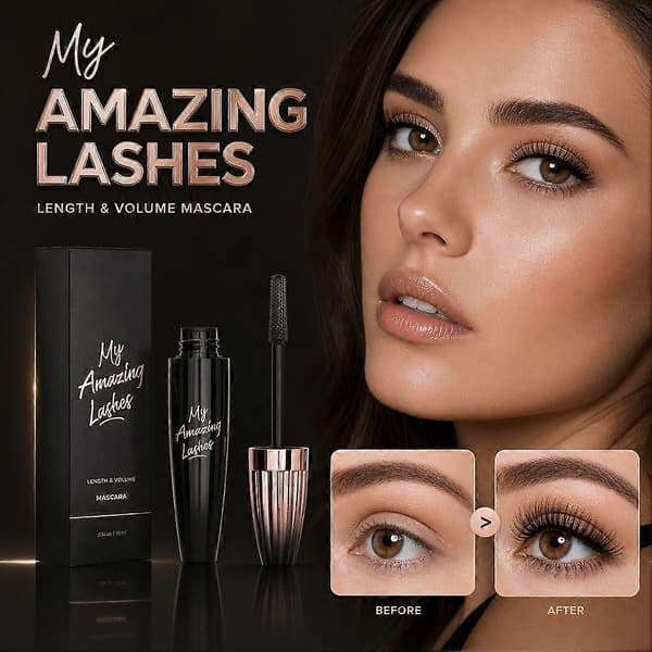 My Amazing Lashes Längd & Volym Mascara-10ml