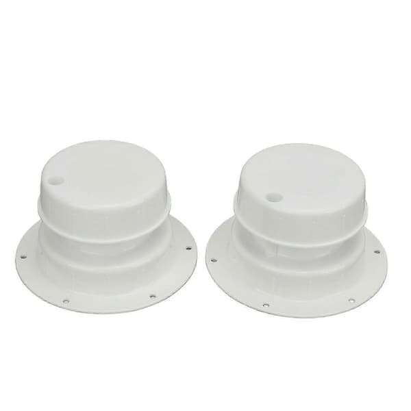 RV tilhenger ventilasjonshetter 2 STK kompatible med 1 til 2 3/8 tommers rør