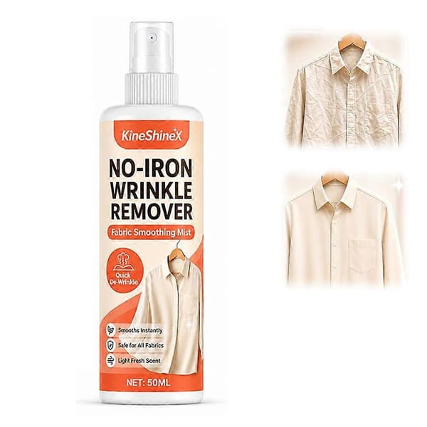 Strygefri rynkefjerner stofglatningsspray - 50ML 1PCS
