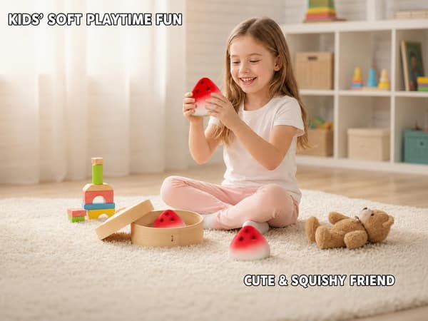 Squishy, Smør Squishy, Vandmelon Taba Squishy, Langsom Stigende/Rebound, Legetøj til Stresslindring & Fidget Legetøj til ADHD, Festgave (1 STK)