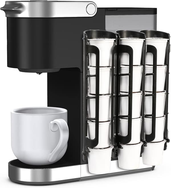 Kaffeoppbevaring for butikker 15 kapsler, svart