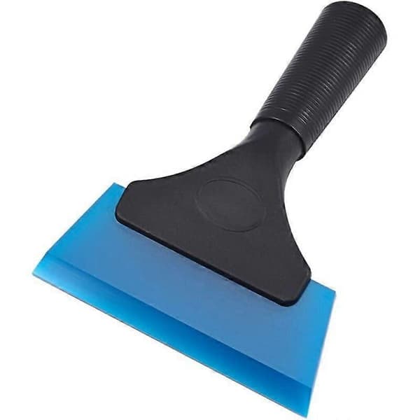 Multifunksjonell silikonperleskraper for baderom, dusjspeil, vindu, glass, dusjdør (blå)