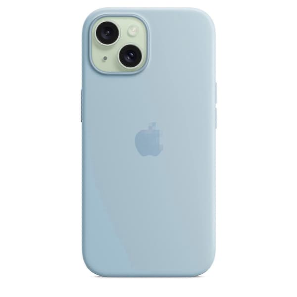 Iphone 15 Kompatibelt Silikonecover med Magsafe og Soft-touch 6.1