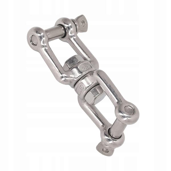 8 mm svingbar sjakkel - sjakkel i rustfritt stål 304