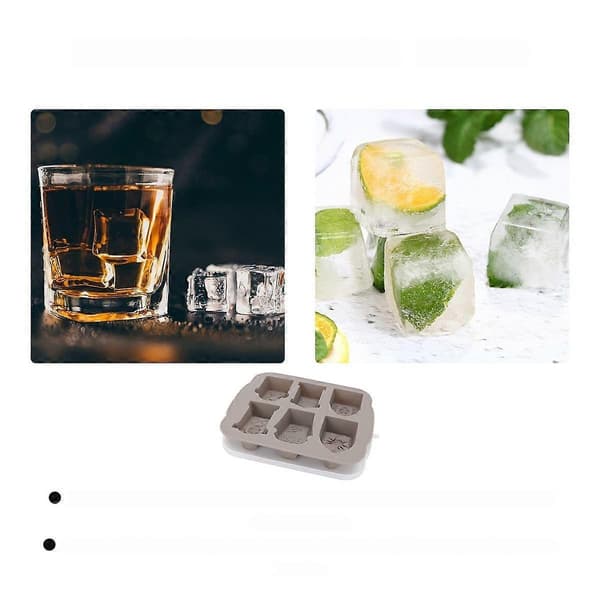 Gravsten isbakke Halloween silikoneform til cocktailfremstilling