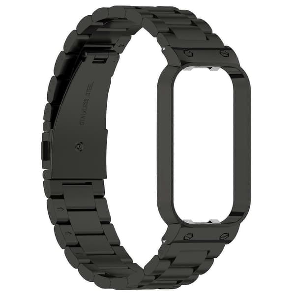 Til Xiaomi Redmi Band 2 Urrem 5-perle Rustfrit Stål 18mm Urrem Med Urkasse