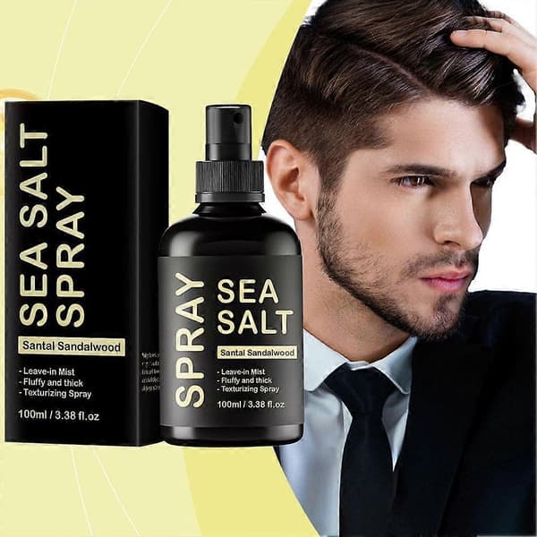 KOEC Havsalt Hårsettingsspray Uten Skylling Fluffy Hår Flytende Styling Spray