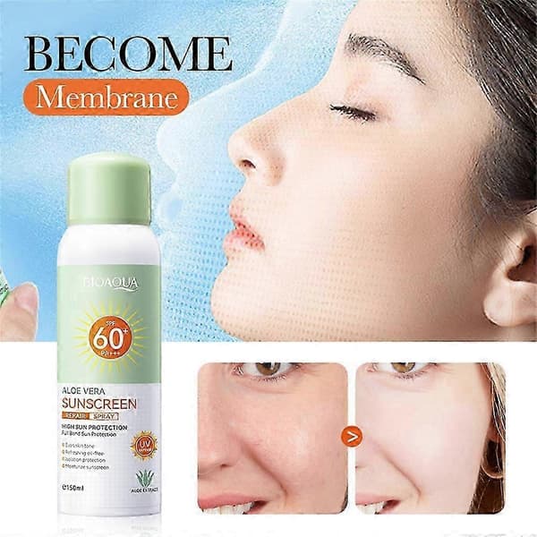 BIOAOUA Aloe Solcreme Reparationsspray Solcreme Isolation Forfriskende Solcreme
