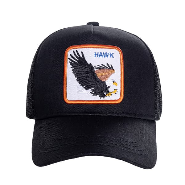 Trucker kasket med broderet dyredesign - Ørn eagle