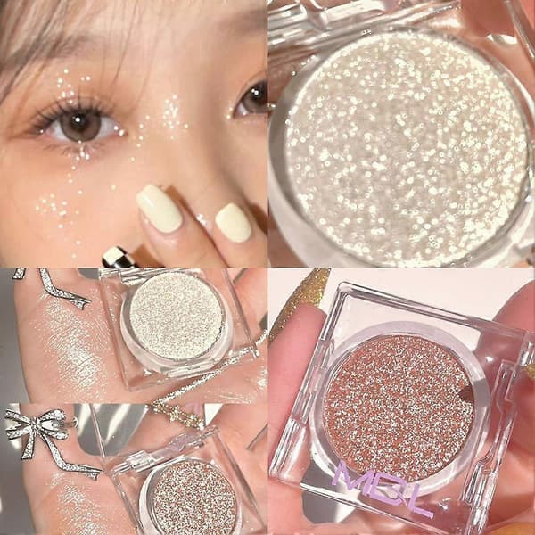 .<Glitter ögonskugga ansiktsmålad glitter glitterpulver B3P2 Zhinu 2g