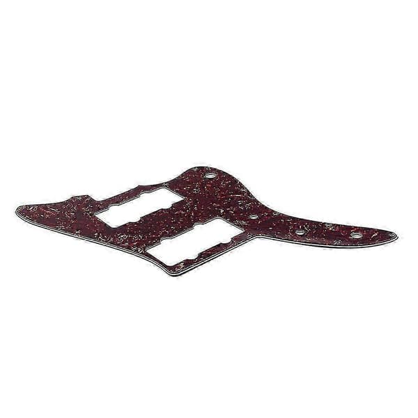 Plektrumskydd kompatibelt med Jazzmaster PAF-gitarr utan rytmkontroll Red