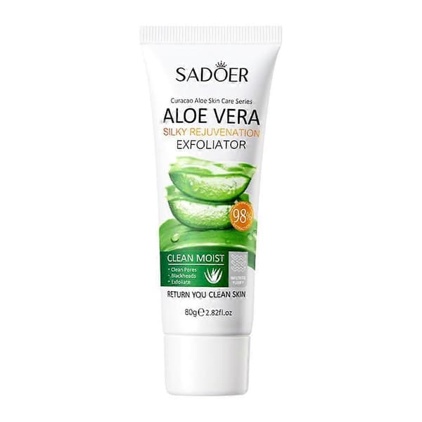 80g Aloe Vera Ansigtspeeling til rensning af fedtet hud