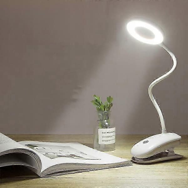 Bordlampe Øjenbeskyttelse Led Folde Boglys Studentlys Charging White Light