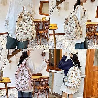Travel Backpack for Teens, Everyday Backpack, Lightweight Backpack, School Bag for Students, Cartoon Capybara Backpack, Black Black Black